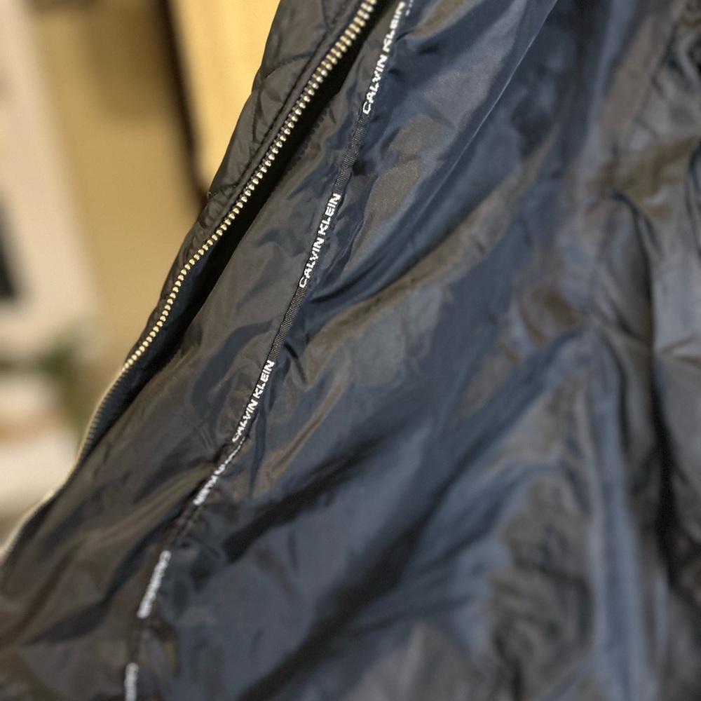 Calvin Klein Black Quilted Women’s Jacket Size S - Picture 5 of 8